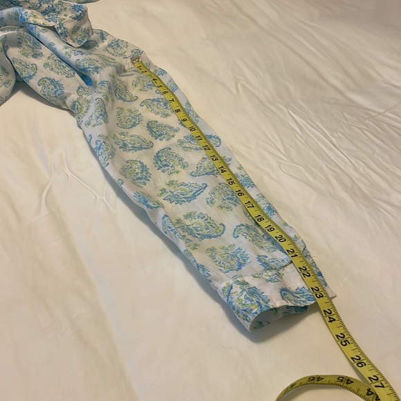 J Jill Love Linen Paisley Print Blouse - Picture 11 of 11